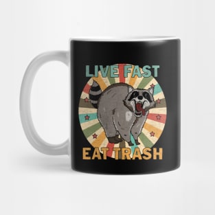 Raccoon - Live Fast Eat Trash Mug